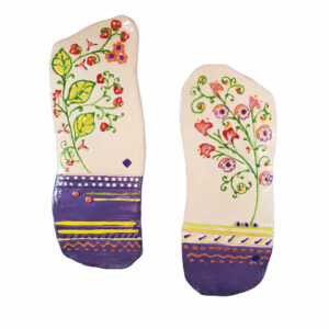 Ceramic Wall Art Flowers Of Life by Ava Set